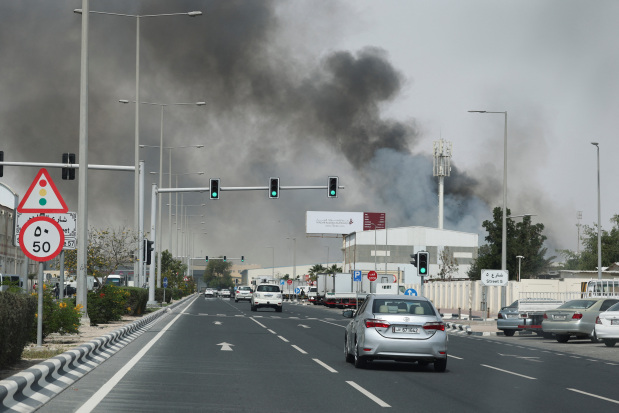 Complex housing embassies in Abu Dhabi is damaged